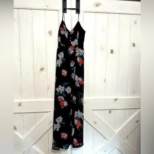 Summer Maxi Dress with Floral Pattern